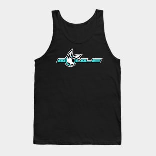 MOULE Logo Blue Outline Tank Top